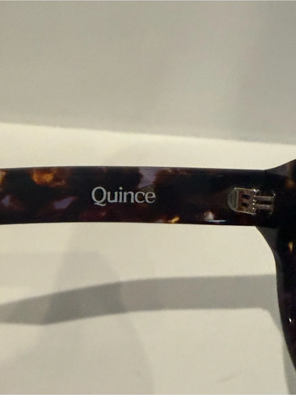 Quince Reagan Polarized Acetate Amethyst Tortoise Sunglasses with Dark Lenses